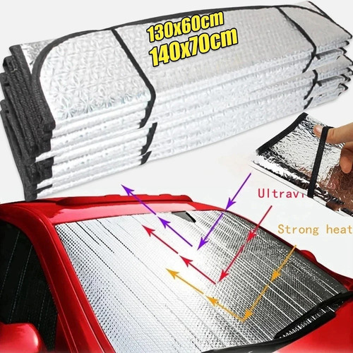 Front car windscreen - car, sun